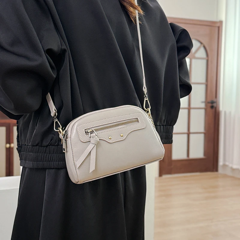 

Classic Women's Crossbody Bag Shoulder Bag Combo - Leather Material Elegant Design By Famous Designer