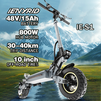 IENYRID IE-S1 Electric Scooter 800W Motor 48V15AH Lithium Battery E-Scooter 10-inch Off-road Tires Foldable Scooters Electric