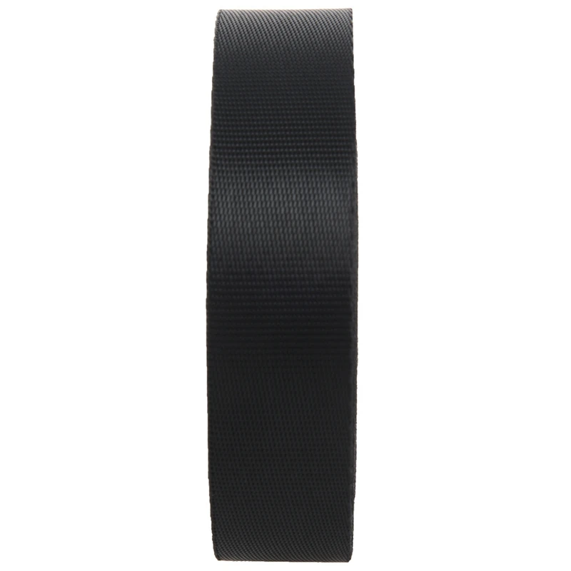 4X Black 10 Yards Nylon Webbing Tape Multi-Use Strap Strapping (25Mm) Width