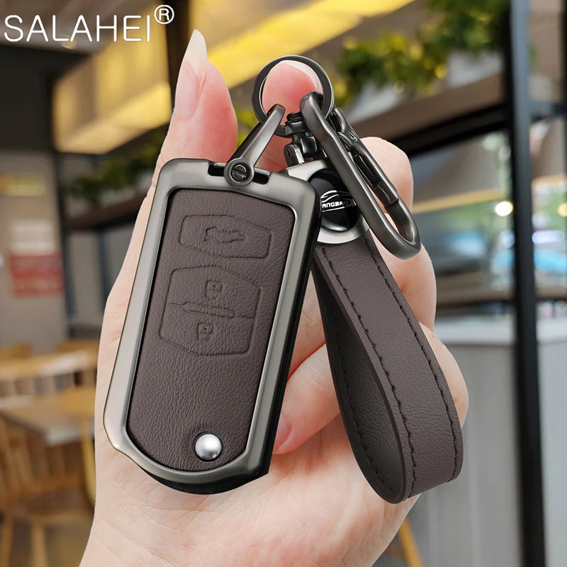 Leather Car Remote Key Case Fob Cover Shell For Mazda Demio 2 3 5 6 M3 M5 M6 CX-5 CX7 CX9 RX8 MX5 MPV Auto Keychain Accessories