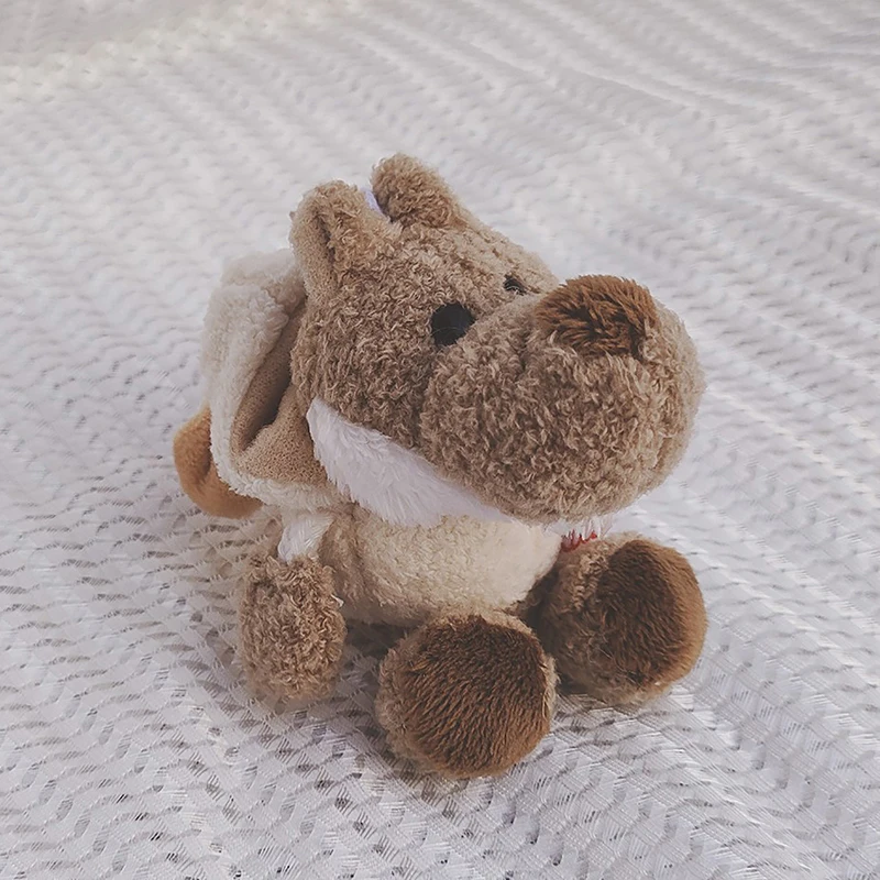 Breloczek pluszowy 10 cm, akcesoria samochodowe, prezent dla kobiet, na imprezę, dla dziewczynek, uroczy puszysty breloczek z futra wilka, pluszowy breloczek zwierzęcy dla kobiet