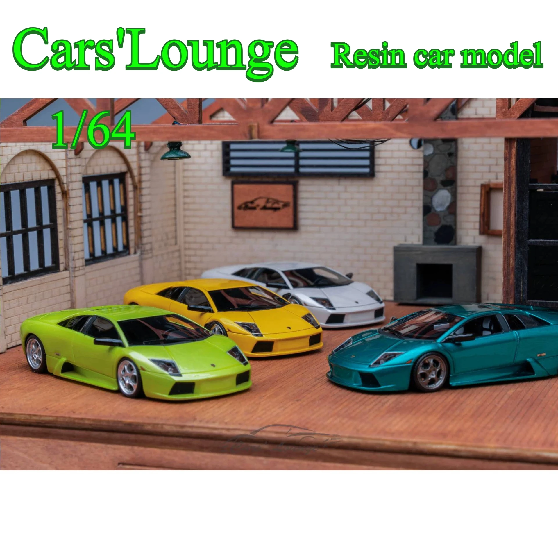 

Cars'Lounge 1:64 resin Murielago original replica car model - adult collection item, display piece, boys' gift