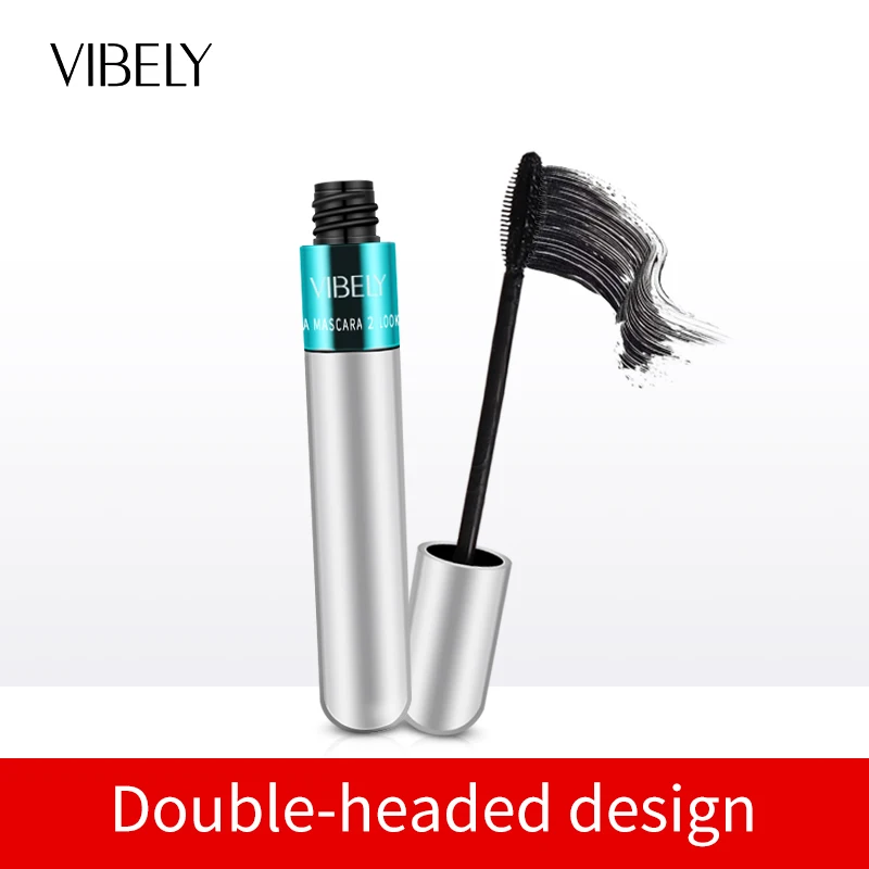 

Rimel VIBELY Eyelash Mask 4D Mascara Silk Fiber Water Proof Lengthening Thick Curled Eyelashes Mascara Extra Volume Cosmetics