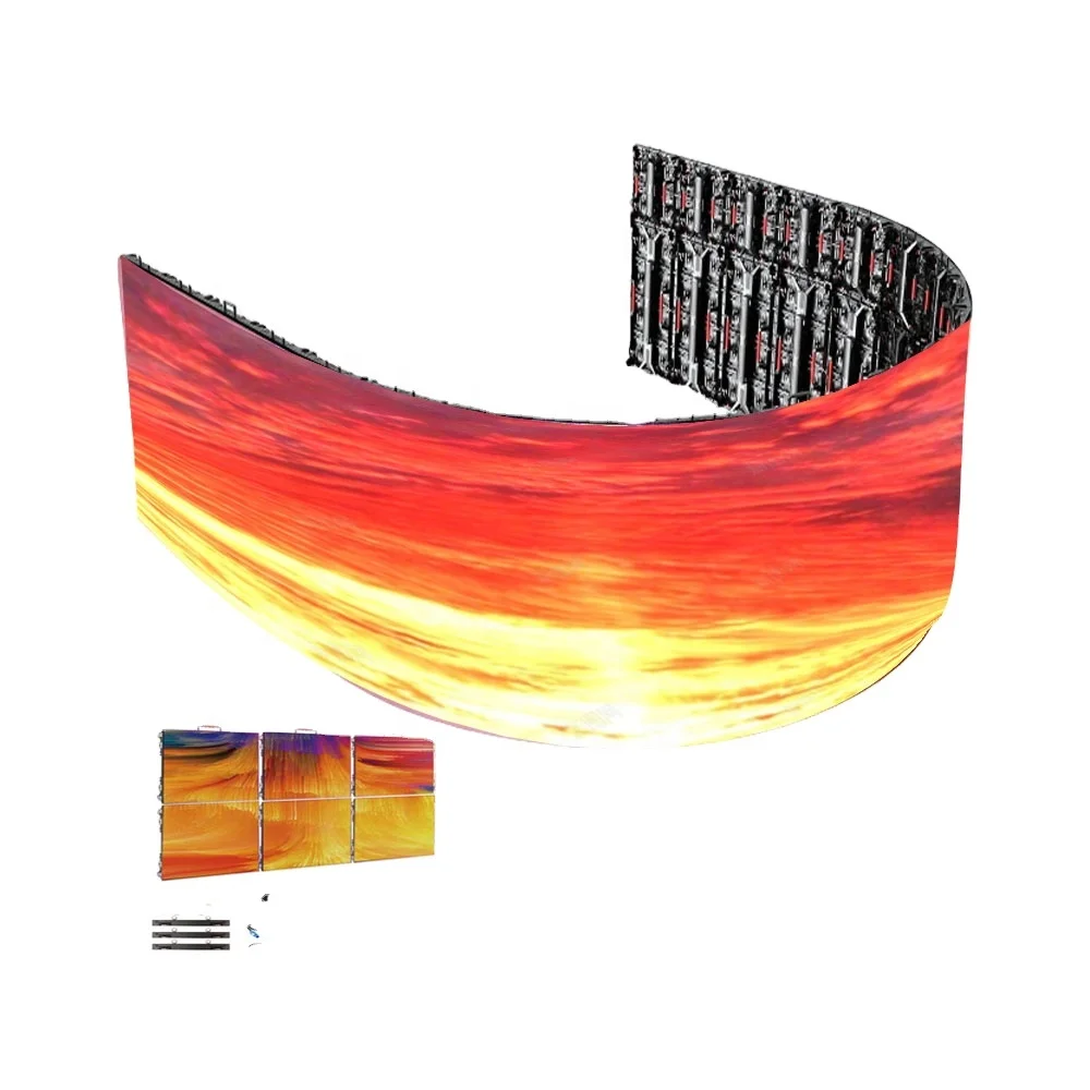 P2.9/P3.91 500x500 Flexible Outdoor Rental High Refresh LED Display Video Wall