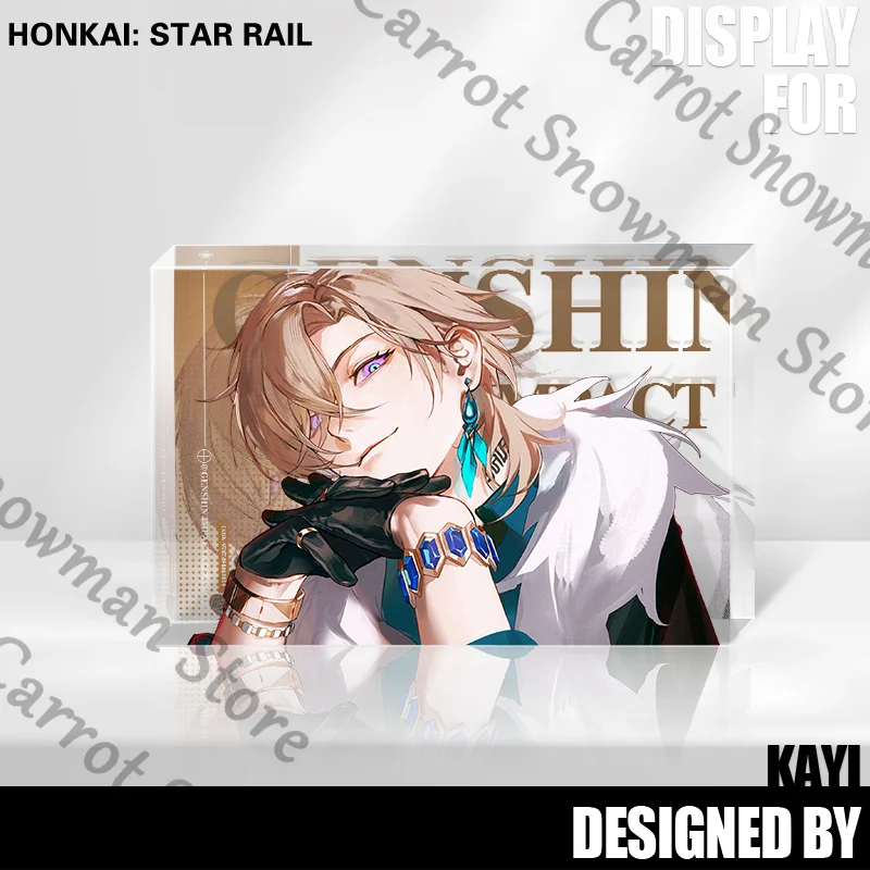 Anime Honkai: Star Rail Mydei Boothill Avventurina Mattoni acrilici Tavola in piedi Alta trasmittanza Cospaly Cartoon Decorare