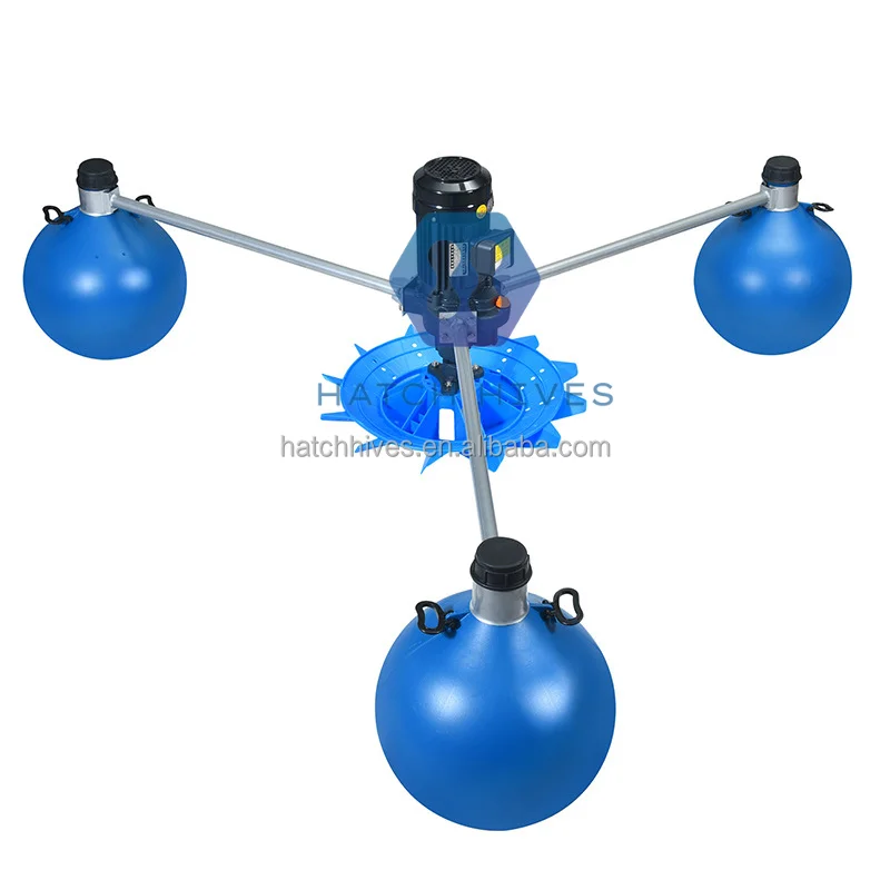 3HP Commercial Aquaculture Fish Shrimp Pond Aerator with Optional Spiral Type Paddlewheel Durable Oxygen Machine