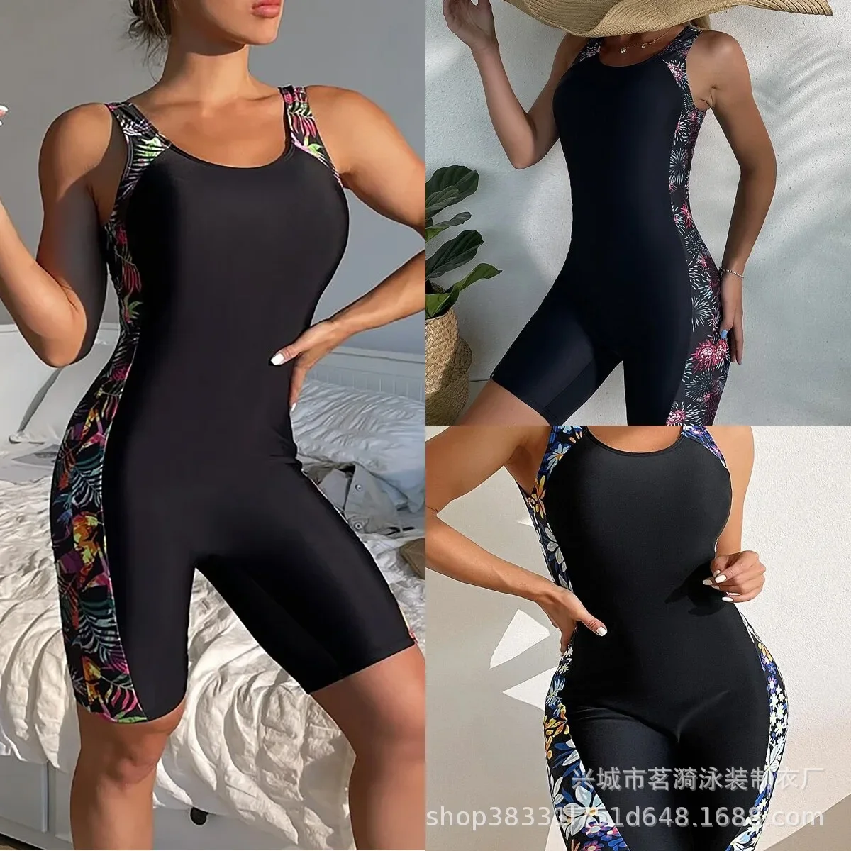 

Sexy Fashionable Multi-Color Printed Dive Suit Women's Swimsuit NingYi New Arrival One-Piece Swimwear for Women in China