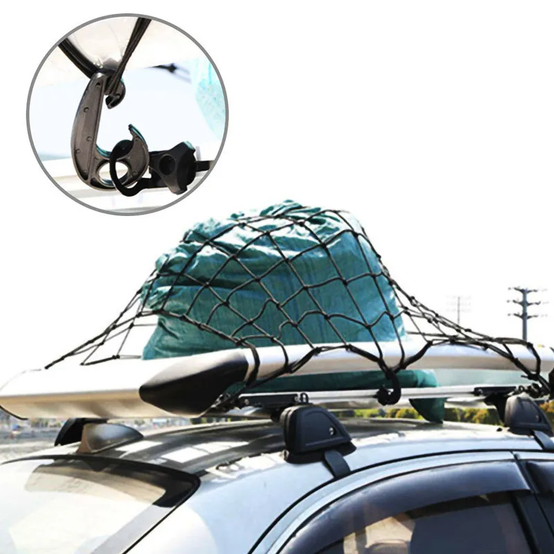 Auto Accessory Car SUV Pick-up Trucks Roof Top Luggage Carrier Cargo Basket Elasticated Net cargo net  car trunk net