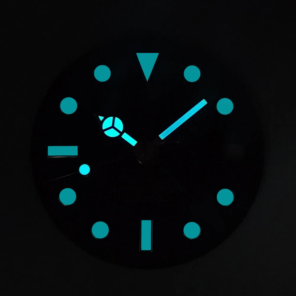 NH34 28.5mm Blue green luminous SUB mariner GMT watch dial Fit For NH35 NH36 movement watch accessories watch repair tools