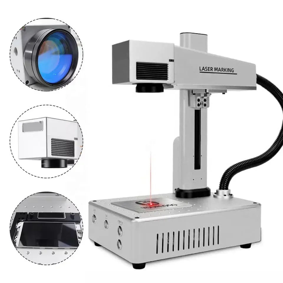 Twotrees Portable Small Handheld 1064nm 20w Fiber 3D Laser Engraving And Marking Machines For All Metal