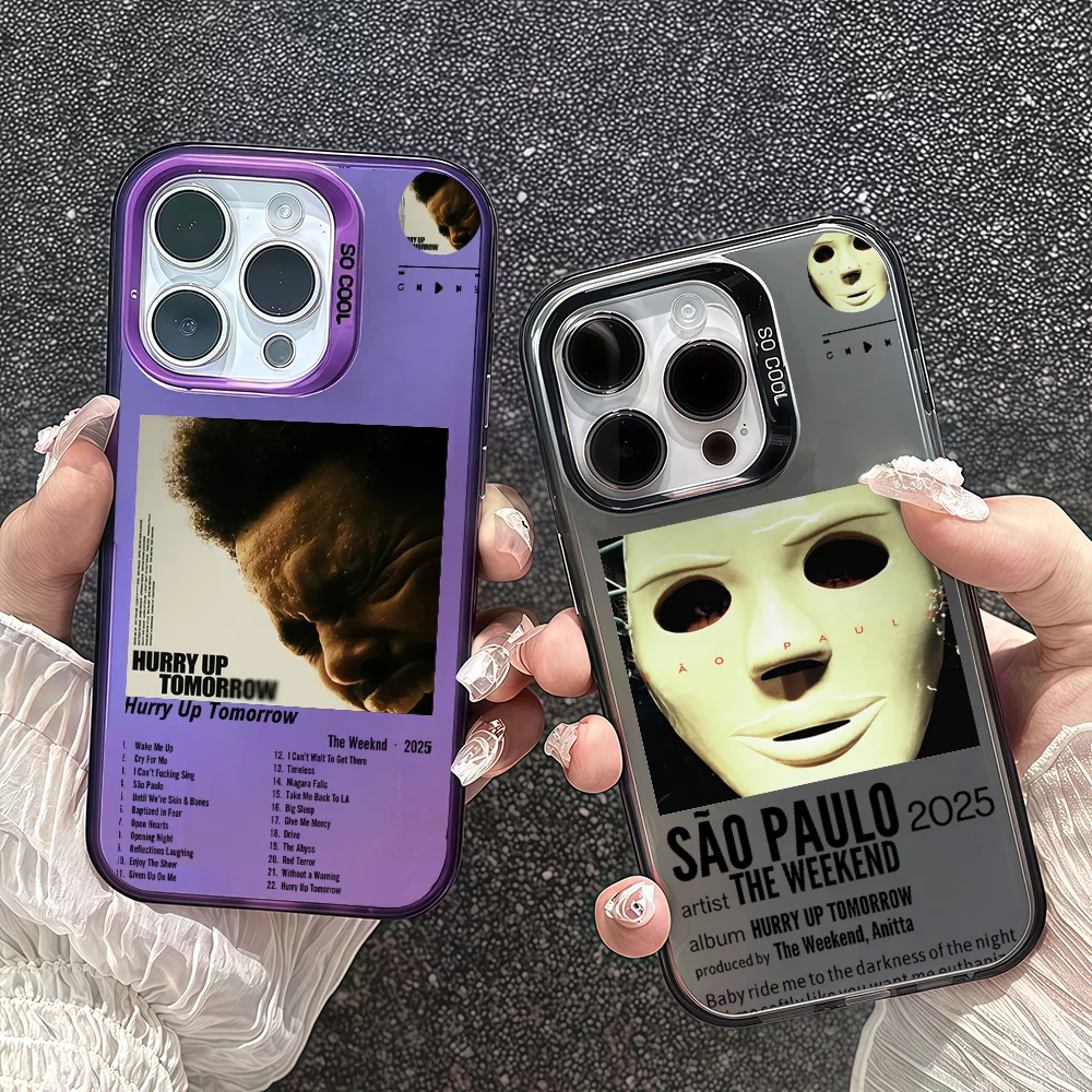 

Canadian singer phone case For Samsung S25 S24 S23 A07 A17 A06 Ultra FE Plus Protective IMD Color Cover T-The W-Weekend