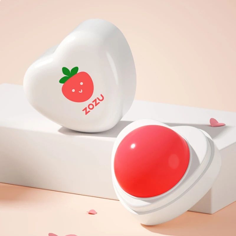 Hydrating Moisturizing Strawberry Lip Balm ความหลากหลายของผลไม้รส Lip Balm ซ่อมปรับปรุง Lip กระจ่างใส Lip Skin Care เครื่องสำอางค์