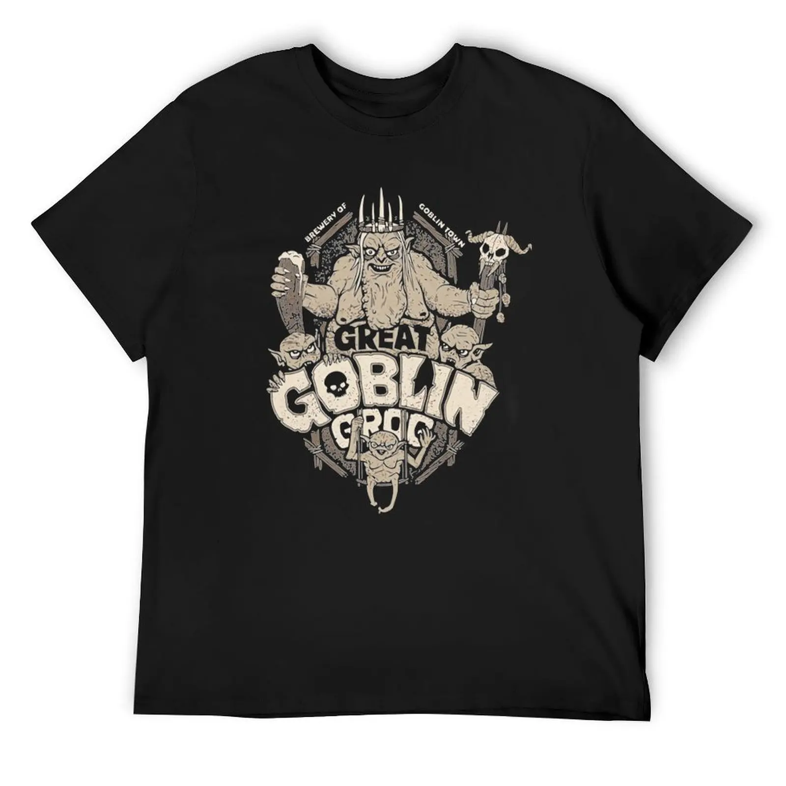 

Great Goblin Grog T-Shirt oversized graphic tee funny costumes funny gifts men workout shirt