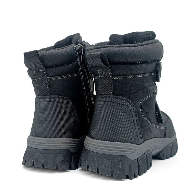 NEW 1pair Waterproof Boy Wool Snow Boots Winter Warm Leather Ski Children Boot,-40 or -30 degrees Kid Boot