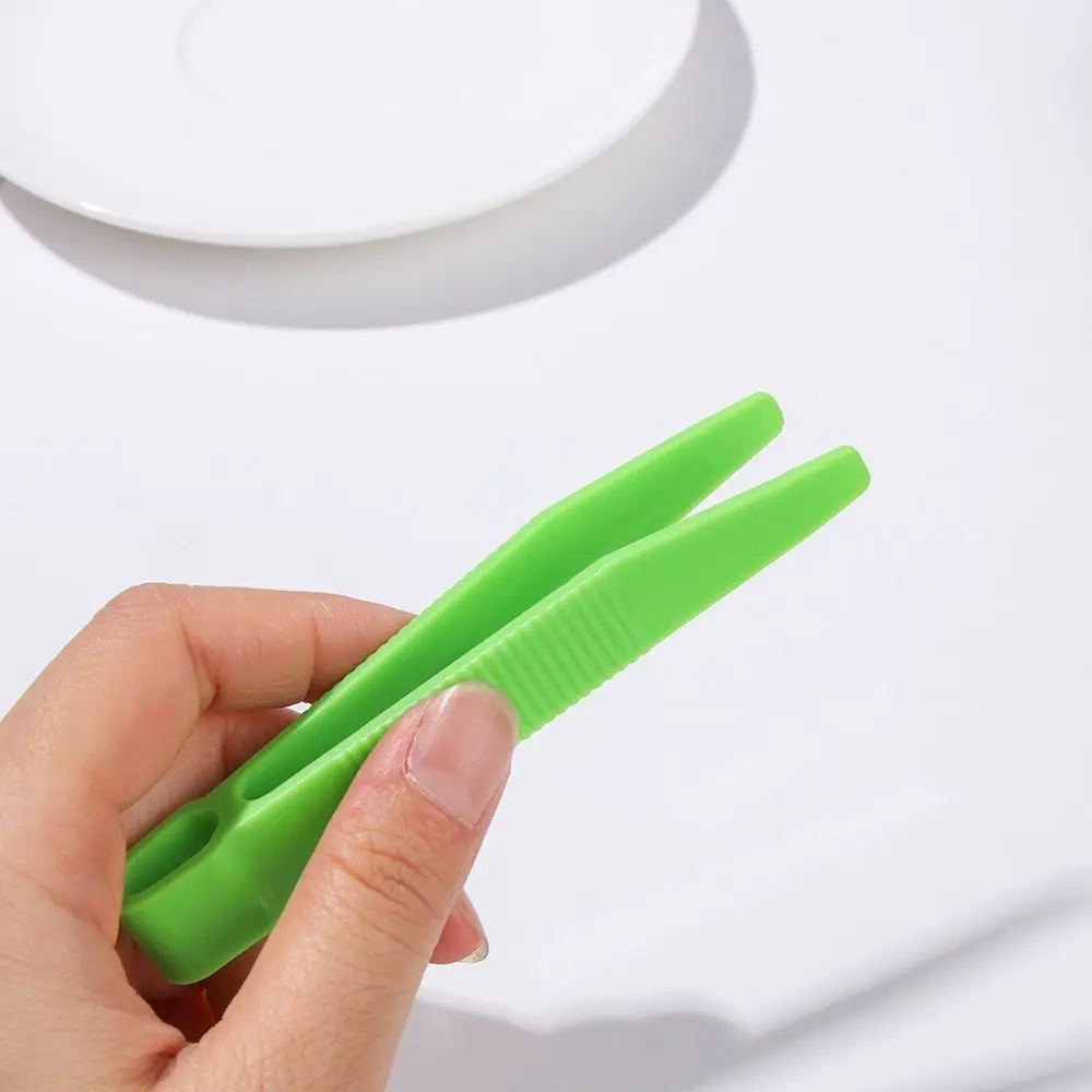 2 pçs/set bonito plástico biologia estudo conjunto de ferramentas planta inseto coletor conjunto pinças braçadeira natureza exploração brinquedo kit crianças