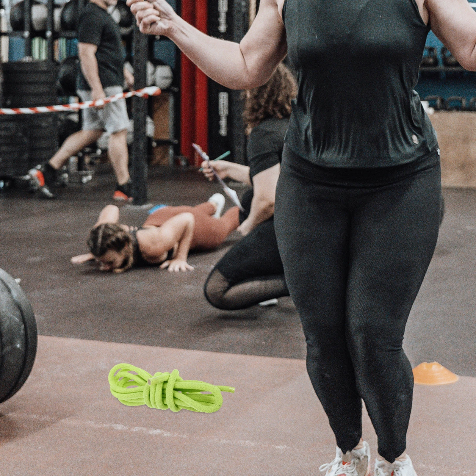 

TOKIDNY Cotton Linen Jump Rope with Counter for