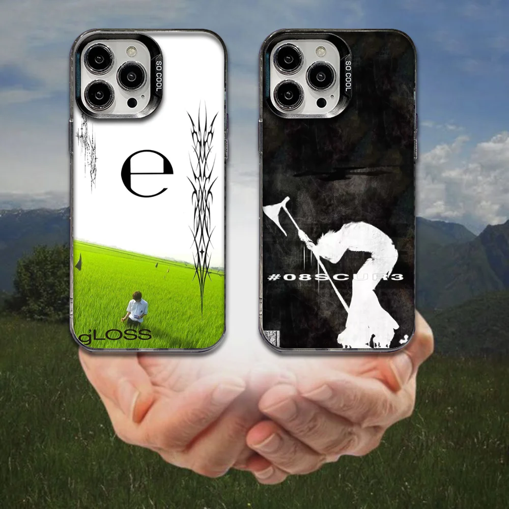 

Drain Gang Ecco2k Phone Case For iPhone 16,15,14,13,12,11,8,7,Pro,Max,Plus,Mini,XS,SE Anti Fall Black Matte Hard