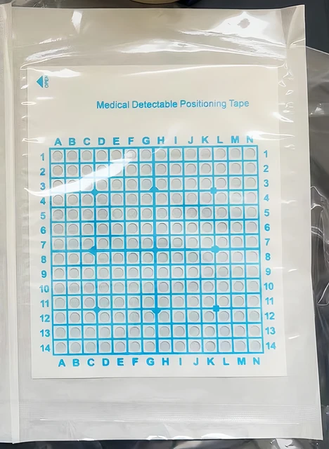 5 sztuk/partia EO sterylizowane szybkie znajdowanie CT siatka do biopsji wykrywalna taśma pozycjonująca Diagnosi obrazowanie tomografii komputerowej w radiologii