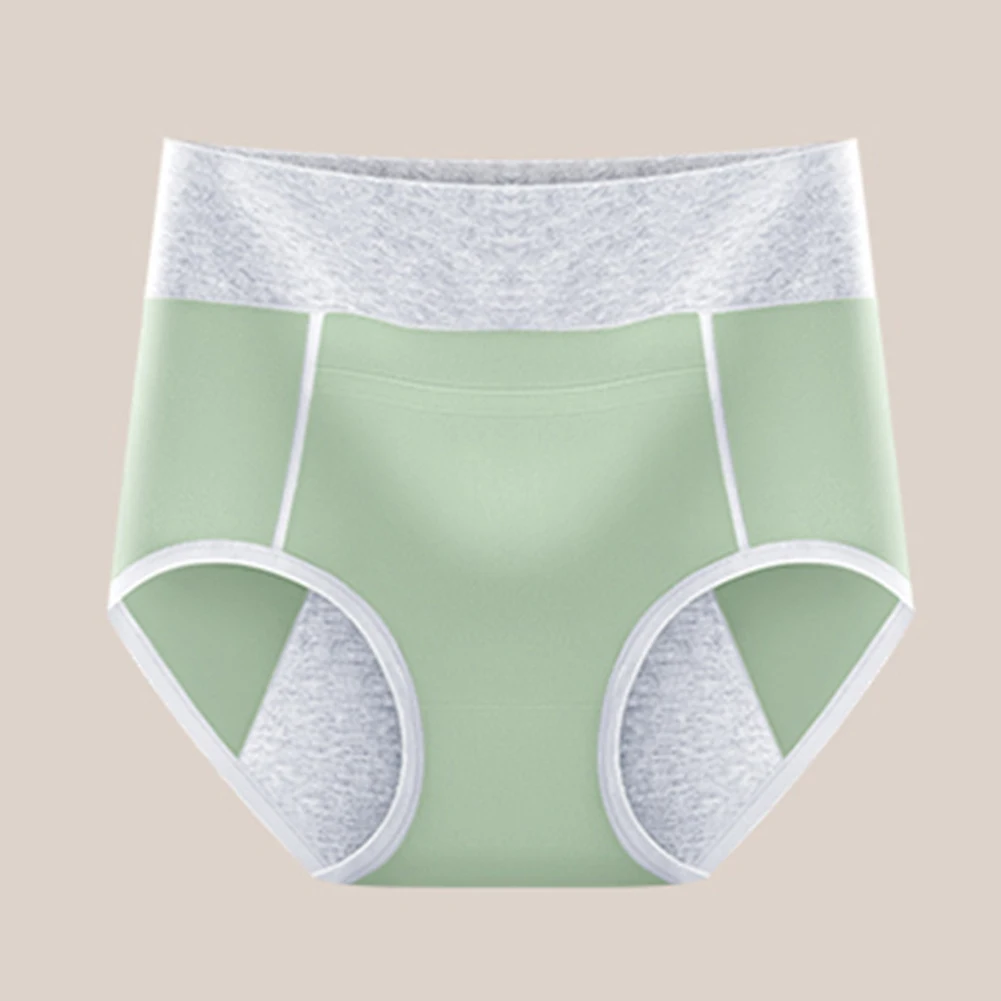 

2XL Menstrual Period Panties Comfortable Period Underwear For Women Color Matching Pattern High Stretch Elasticity