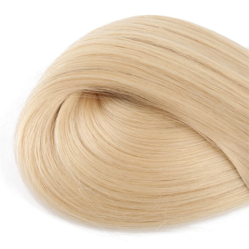 I Tip Hair Extensions Human Hair I Tip Keratin Hair Extensions #60 White Blonde 100% Natural Remy Hair Extensions 100 Grams