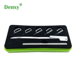 Denxy Dental High Quality Interproximal enamel reduction set Reciprocating IPR System Orthodontic Strips Dental Orthodontic tool