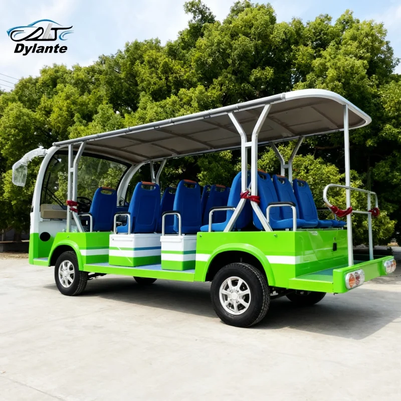 Lead-Acid Battery And Lithium Battery Optional Powered Long Range Electric Vehicle 11 Seat City Car Electric Bus Shuttle Bus