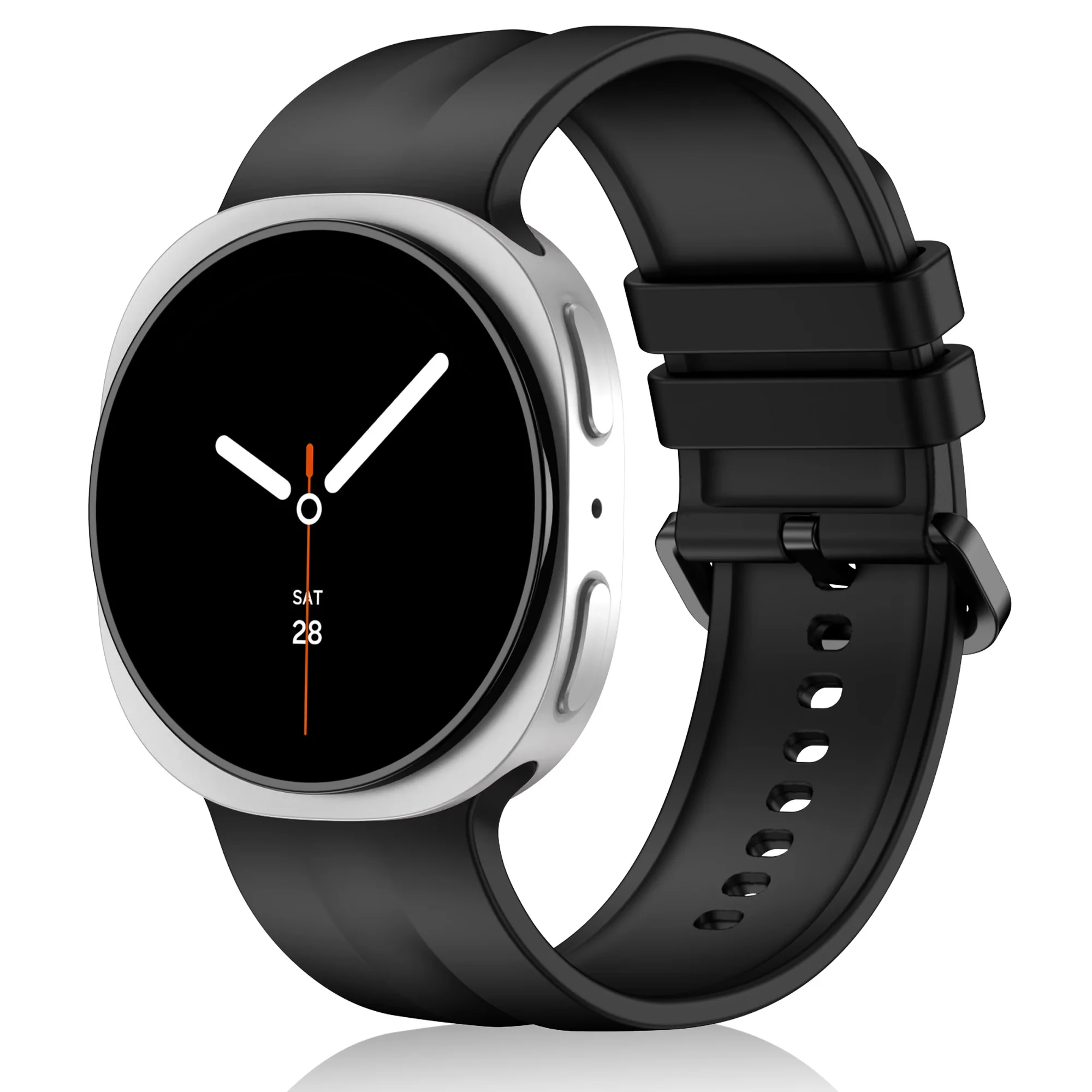 Original Silikonarmband für Samsung Galaxy Watch 9 8 44mm 40mm Sportarmband Galaxy Watch 8 Classic 46mm Armband Zubehör – Detail 9