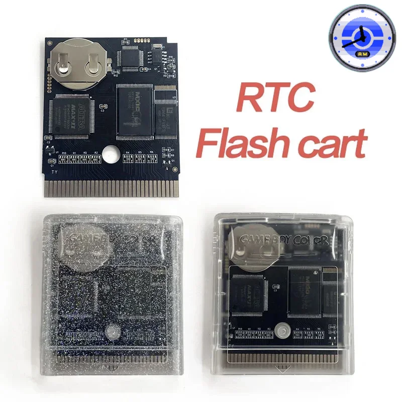 GBC RTC Flash Cart Reloj en tiempo real Soporte Gbxcart Retro Everdrive de mano