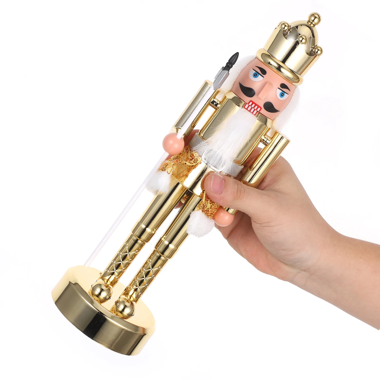 

Christmas Nutcracker Soldier PVC Painted Traditional Statue Holiday Mantel Fireplace Table Display Decoration Nutcracker Soldier