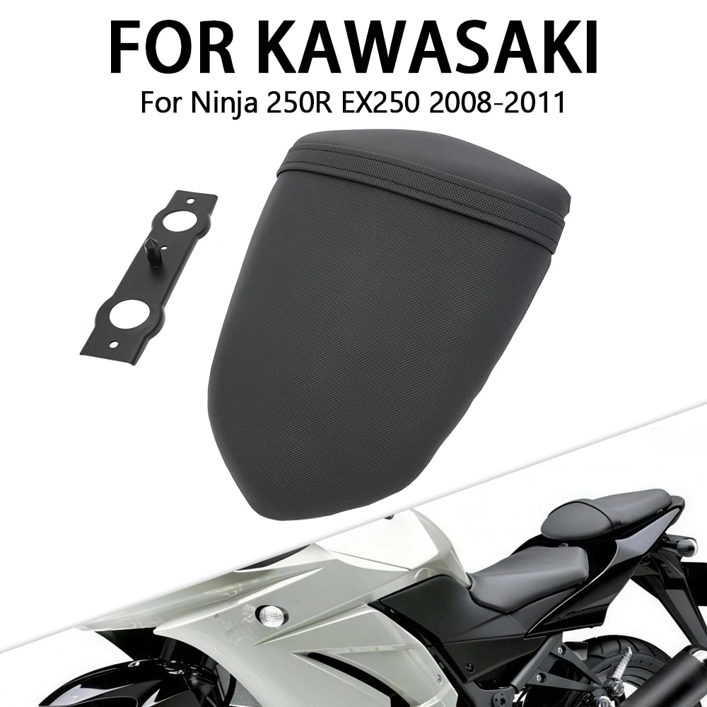 

Fit For Kawasaki Ninja 250R NINJA Ninja205R EX250 EX 250 2008 - 2012 Motorcycle Accessories Rear Pillion Passenger Seat Cushion