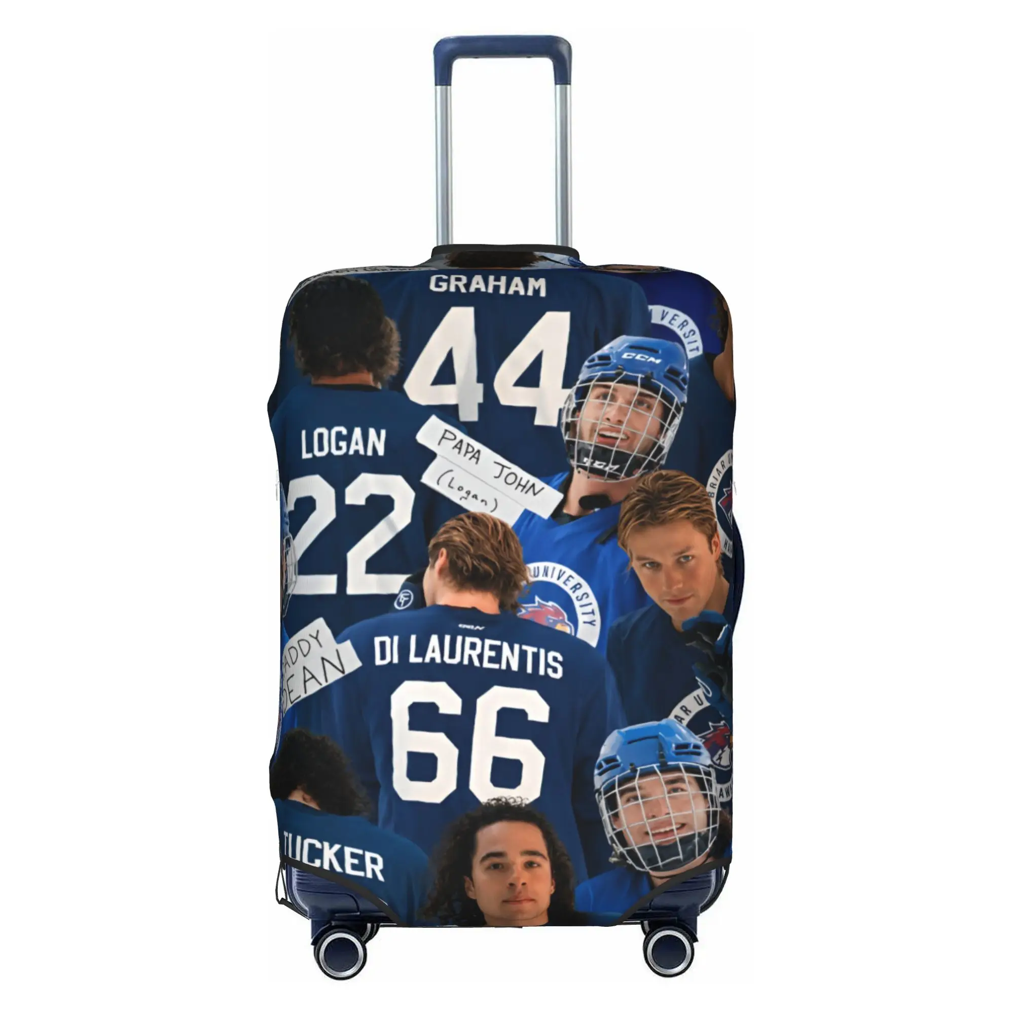 Custom Funny Offs Campuses Luggage Cover Protector Dust Proof Romantic TV Series Travel Suitcase Covers