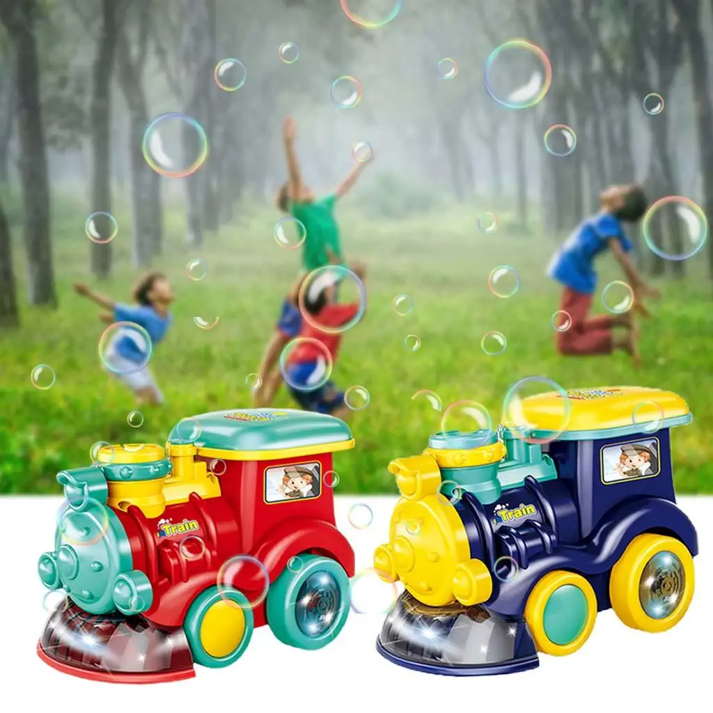 Automatic Bubbler Maker Battery Powered Musical Lighting Toys Birthday Gift Beach Toy Bubble Blower for Toddlers