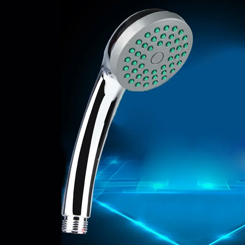 Cabezal de ducha con rociador para baño, cabezal de ducha ABS, cómodo, nuevo proceso de chapado, función única, mejoras para el hogar