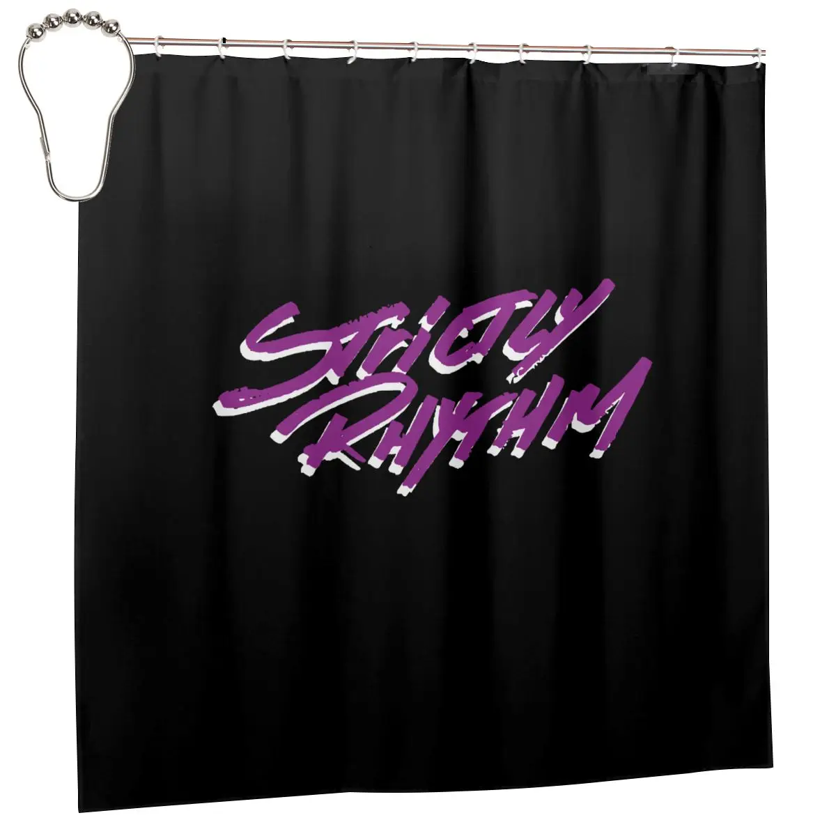 Strictly Rhythm Technics Rane Serato Dj Pioneer Vinyl House Music Shower Curtain Bathroom Curtain Custom With Hook