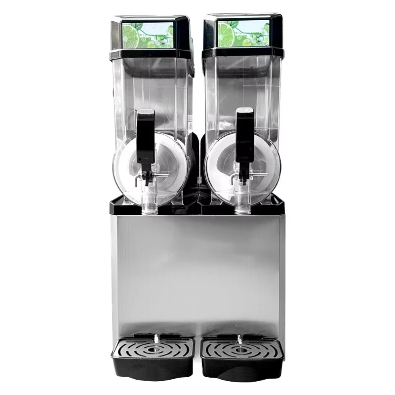 

Commercial machine 2 bowls Granita cold frozen beverage slush machine/juice slush machine