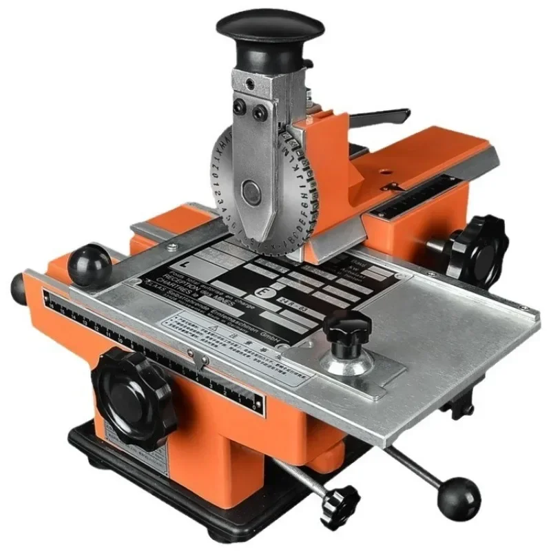 Manual metal sign marking machine lettering