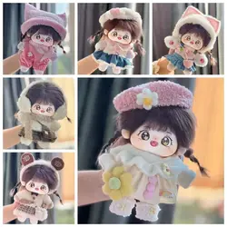 Princess Skirt 20cm Cotton Doll Dress Dress Up Cat Ear Set Idol Doll Clothes Pink DIY Clothing Plush Toy Clothes