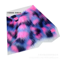 Jacquard color Faux Fur fabric,felt cloth materials,Sewing accessories