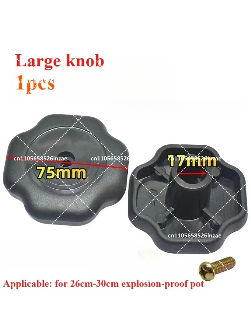 2pcs Replacement Pressure Cooker Parts,Bearing Plates,Knobs,Copper Sleeves,Pressure Limiting Valves,Handles for Cookers