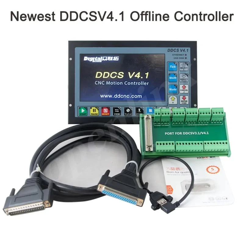 Latest DDCSV3.1 Upgrade DDCS V4.1 3/4 Axis Independent Offline Machine Tool Engraving And Milling CNC Motion Controller