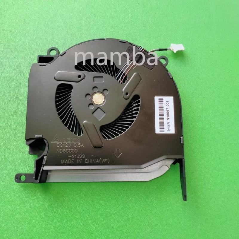 مروحة وحدة المعالجة المركزية الجديدة DC12V لأجهزة الكمبيوتر المحمول HP OMEN للألعاب 16-K 16-N N18097-001 N18098-001