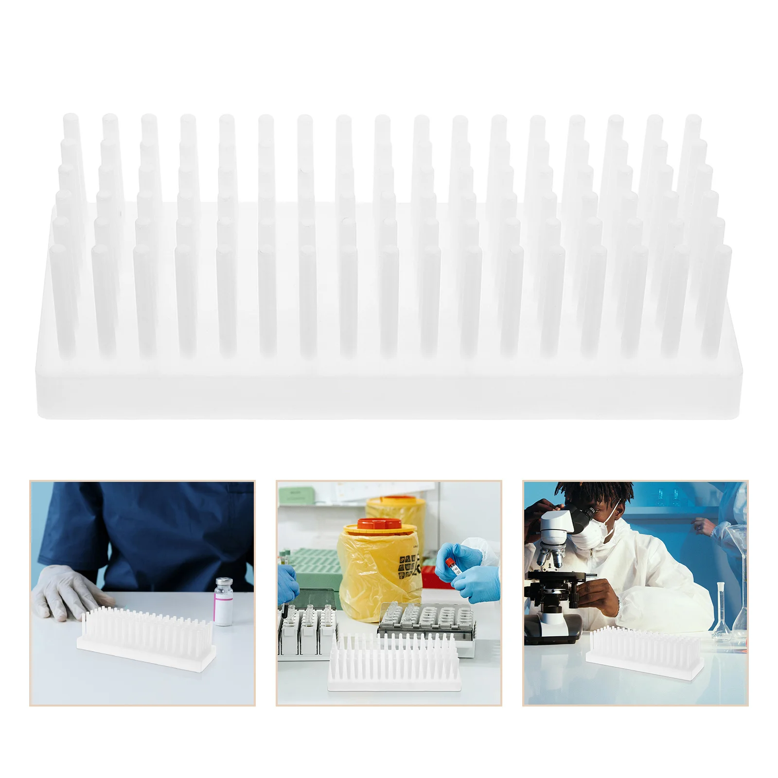 

Lab Tube Rack Sampling Drying Racks Laboratory Test Container Experiment Reusable Sample