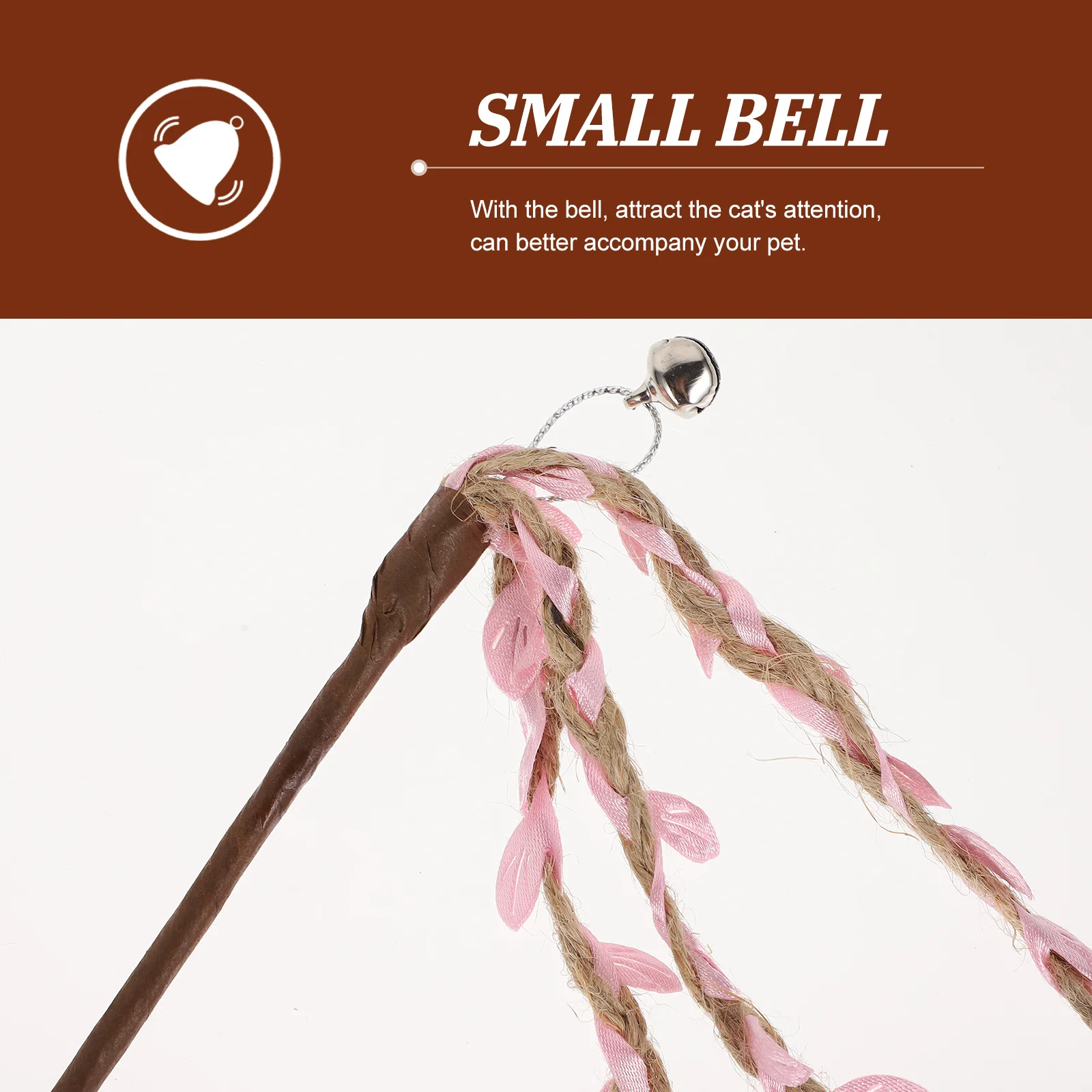 

Simulation Branch Cat Teaser Stick Kitten Pet Interactive Play Exercise Stress Relief Cat Supplies Plaything Teaser