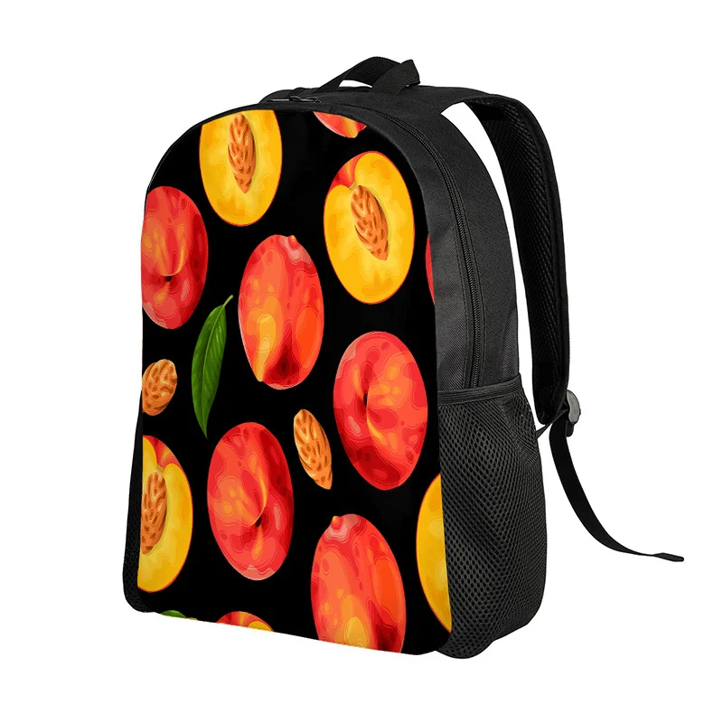 

Peach pattern lightweight casual backpack, suitable for male and female students, ideal for outdoor activities