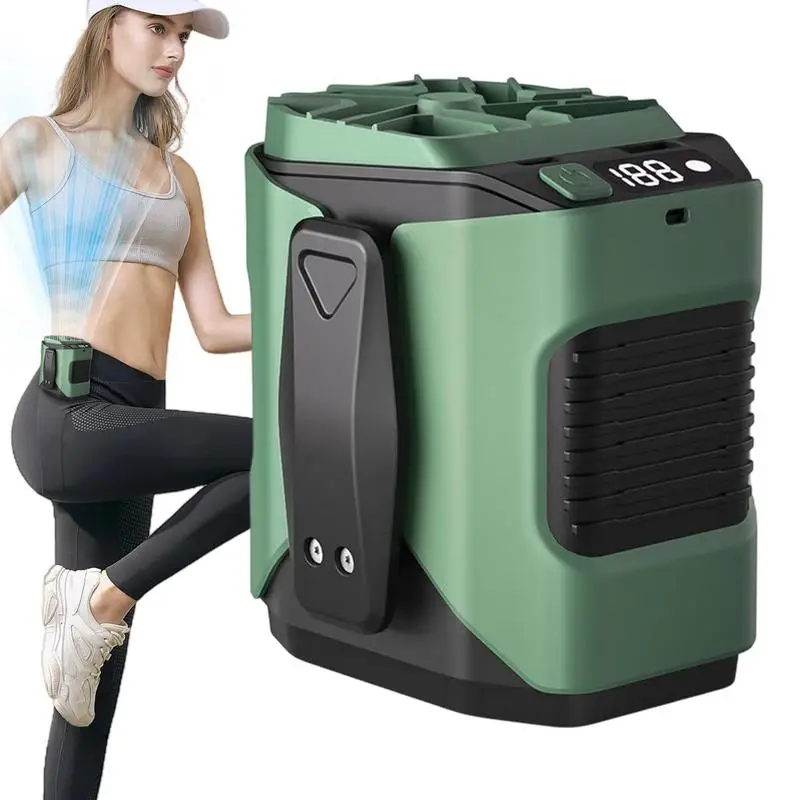 

Under Shirt Fan Rechargeable Personal Belt Waist Fan Lightweight Wearable Shirt Cooler Small Cooling Device 100 Adjustable