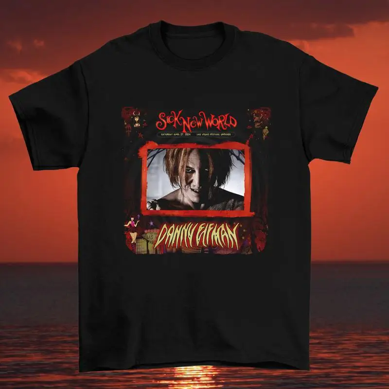 

Футболка Danny Elfman Sick The New World 2024, полный размер S 5Xl