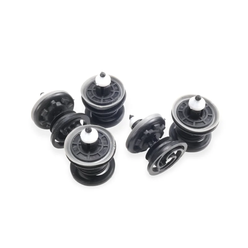 Premium 12pcsAuto Door Panel Snap Door Interior Plate Black Plastic Clip Fastener Suitable for Caddy Touran Audi Series Vehicles