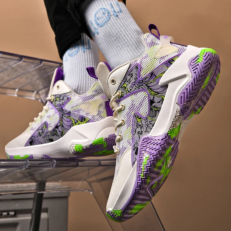 

Men Basketball Shoes Light Sports Shoes Trainer Women Unisex Breathable Athletic Outdoor Unisex High Quality Sneakers