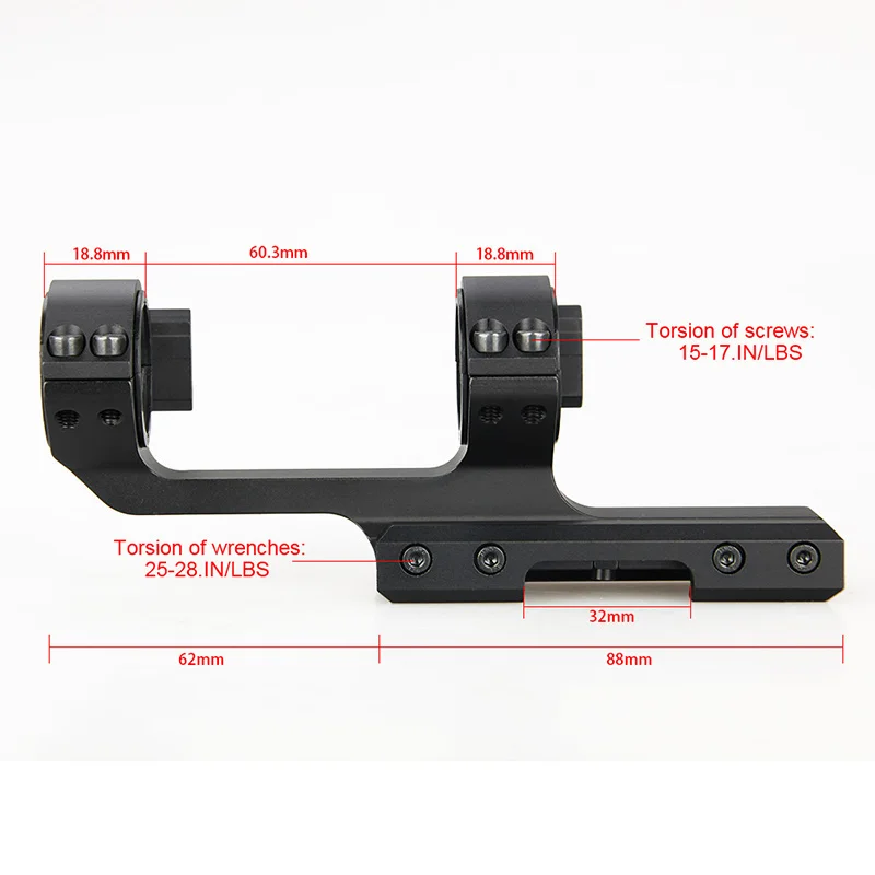 PPT التكتيكية 25.4 مللي متر إلى 30 مللي متر نطاق جبل لنطاق البندقية HS24-0202