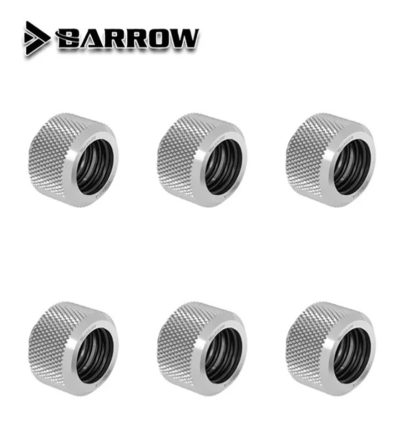 

Barrow Water Cooling Hard Pipe Connection Fittings Water Cooling Metal Fittings G1/4'' 14mm/16mm 6pcs/lot